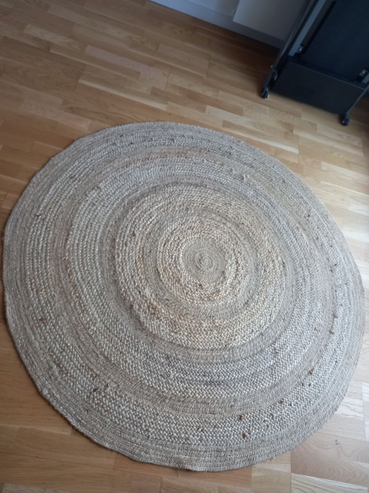 Tapis rond, diam�tre 150cm, en jute, bon �tat 0 Bordeaux (33)