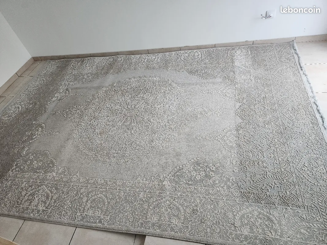 Tapis Salon Chambre Gris 230x340 cm 60 Vernouillet (28)