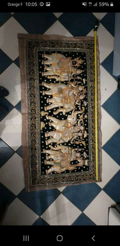 tapis tres beau a encadre 100 Douzies (59)