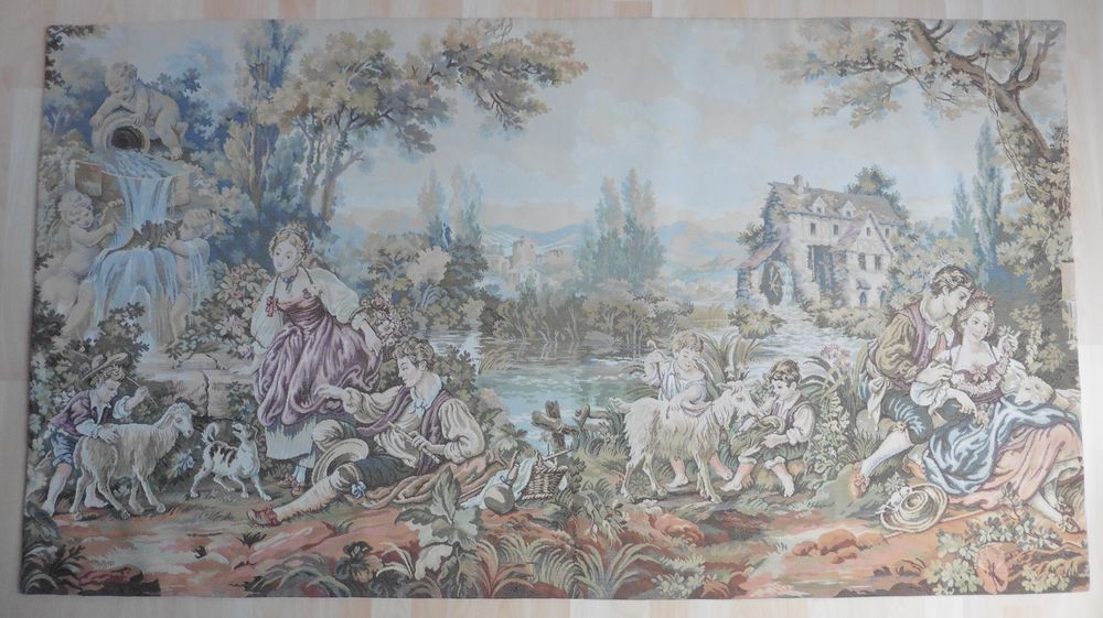 Tapisserie d'Aubusson  Sc�ne champ�tre  320 Ablis (78)