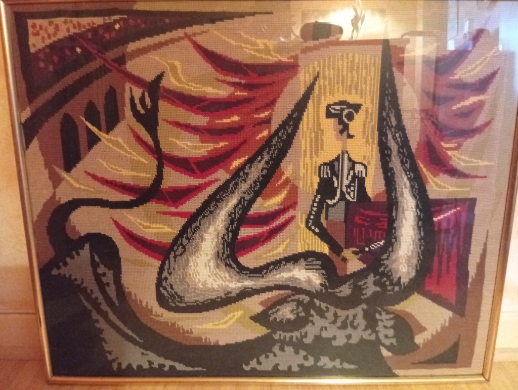 Tapisserie encadr�e motif abstrait 70 Montauban (82)