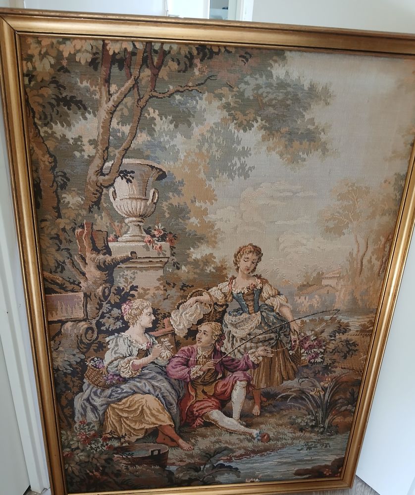 tapisserie romantique encadr�e NOUVEAU PRIX 20 Ballan-Mir� (37)