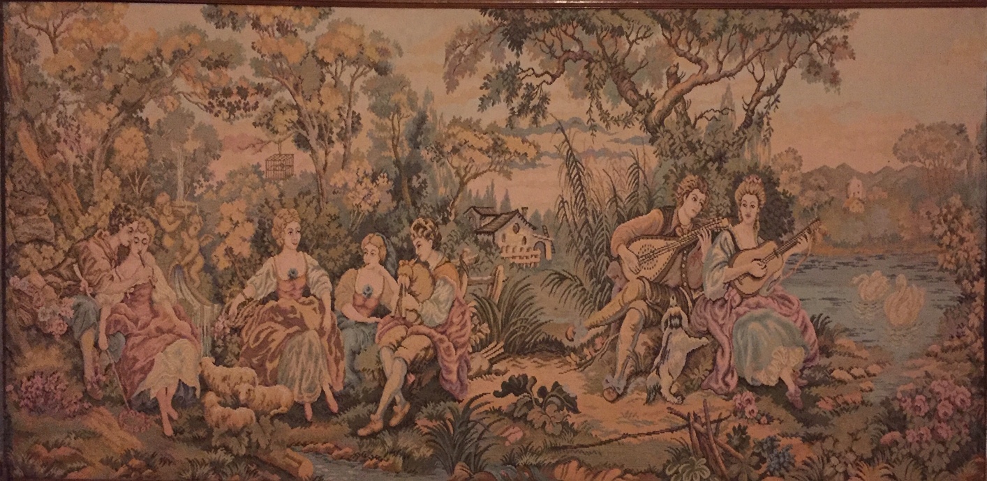 Tapisserie sc�ne galante 200 Les Lilas (93)