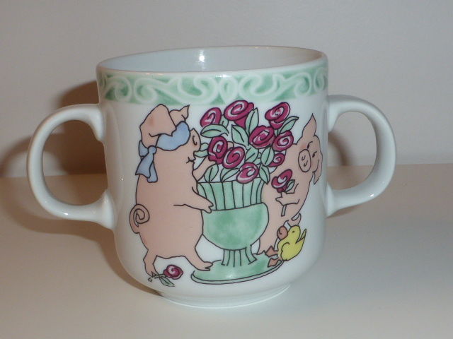 Tasse enfant double anse cochons porcelaine Villeroy & Boch 9 Rueil-Malmaison (92)