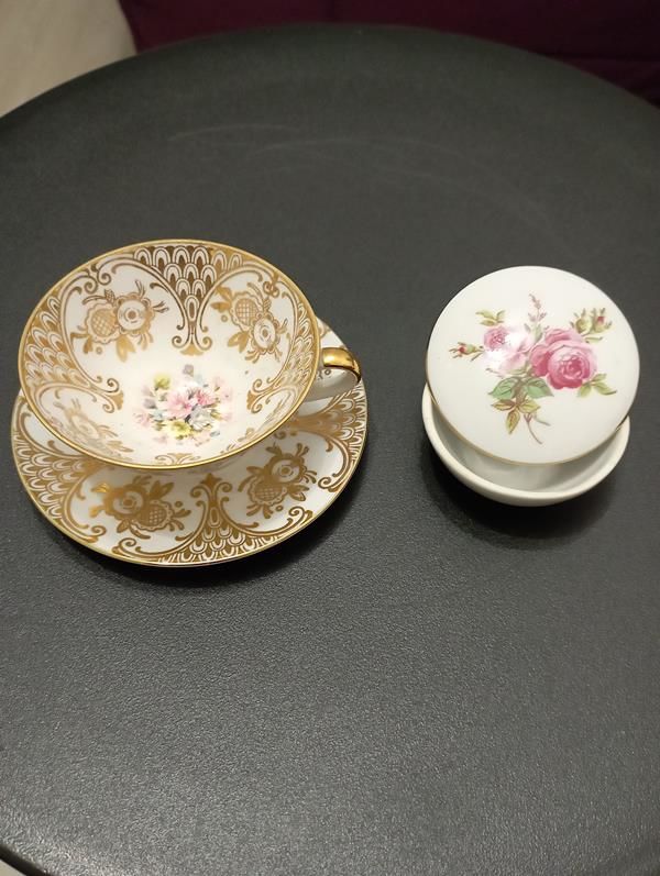 tasse+petit bol BAVARIA-Plateau fromage Vallauris-Tasse VB 10 Savign�-l'�v�que (72)