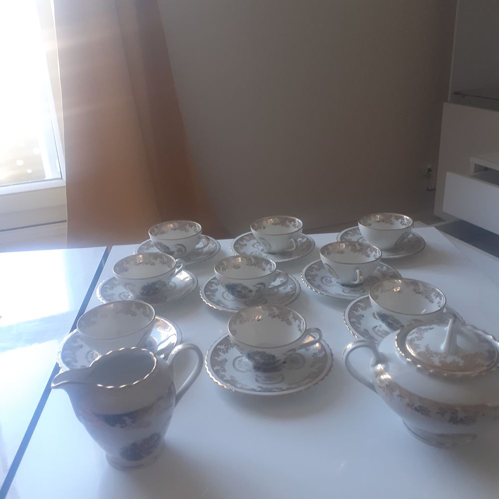 9 TASSE/SOUS-TASSE EN PORCELAINE LIMOGES sucri�re pot a lait 80 Fleury-les-Aubrais (45)