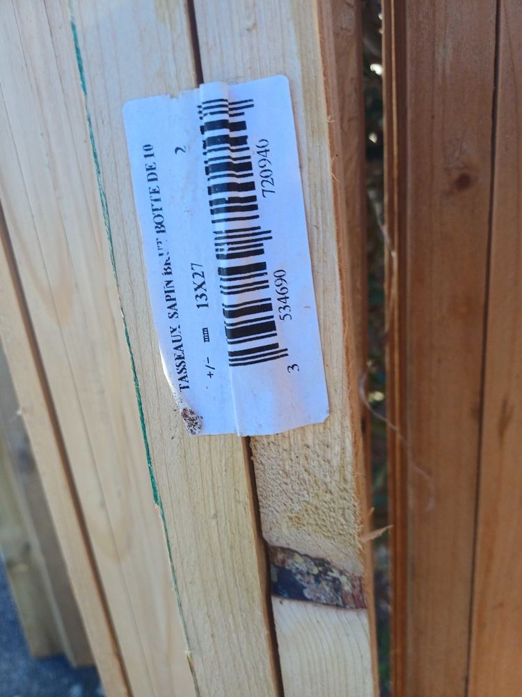 tasseau  bois paquets de 10. 50 Toulouse (31)