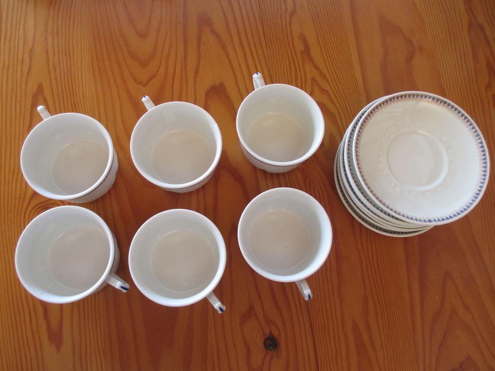 6 Tasses anciennes bistro petit d�jeuner 60 Tonnay-Charente (17)