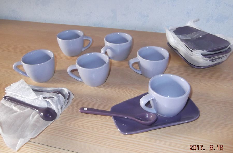 Lot de 6 tasses � caf� 10 Aix-les-Bains (73)