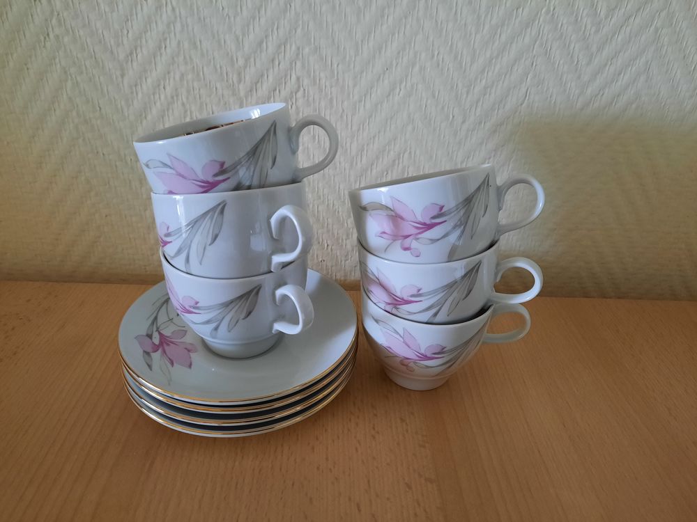 6 TASSES Porcelaine 10 Perpignan (66)