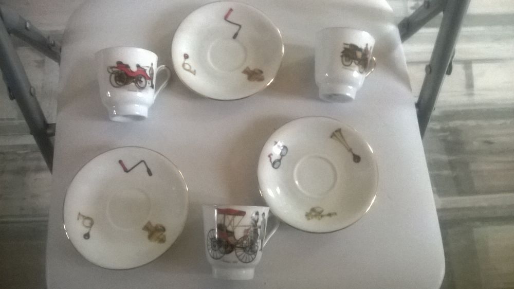 3 tasses + soucoupes hartporzellan germany rheinp 10 Talange (57)