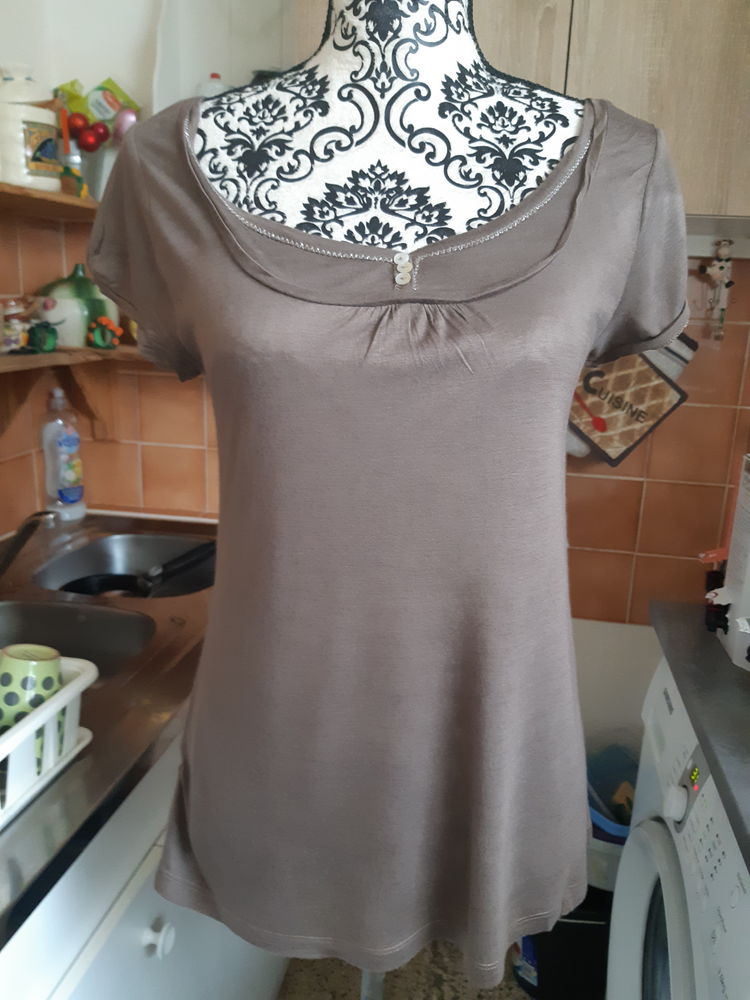 top taupe NEUF SINEQUANONE papillon strass Taille 2 13 Lyon 5 (69)