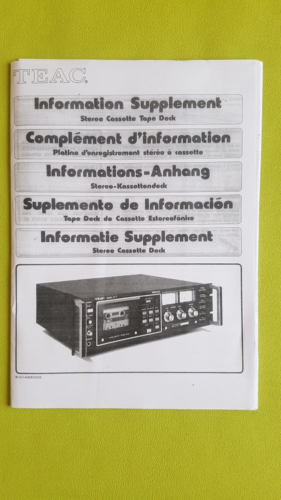 TEAC * ST�R�O A CASSETTE 0 Toulouse (31)