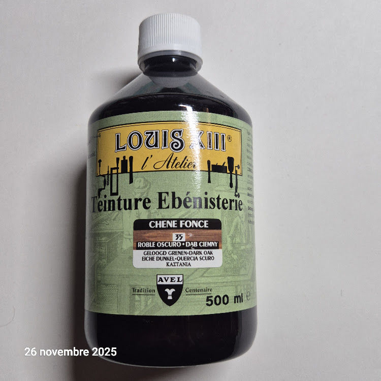 Teinture �b�niste Louis XIII Avel, 500 ml, ch�ne fonc� 9 Saumur (49)