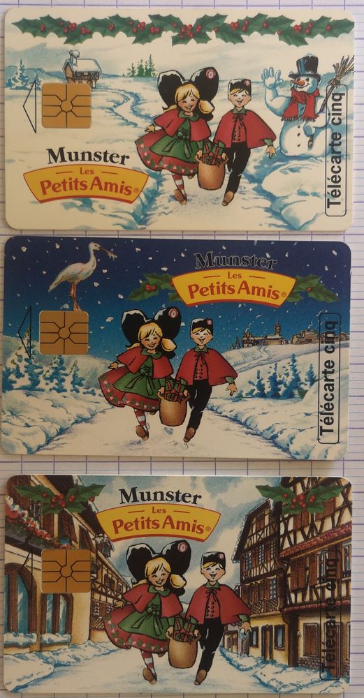 Lot 3 telecartes munster 30 Brive-la-Gaillarde (19)