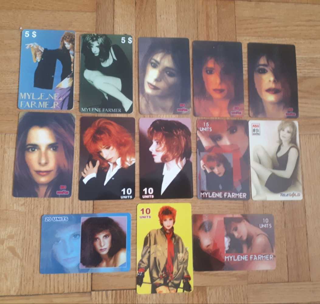 13 t�l�cartes Myl�ne Farmer 4 Villemomble (93)