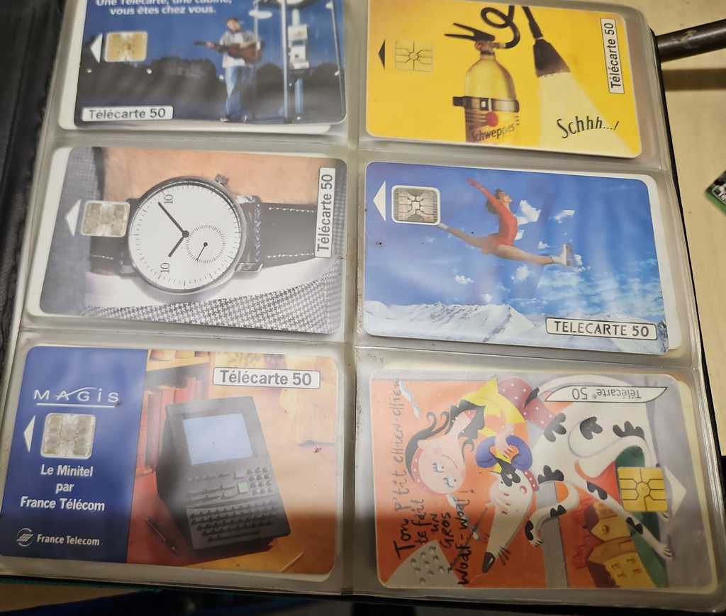 Lot de t�l�cartes 50 unit�s collection 10 Lambrey (70)