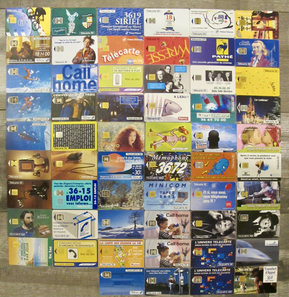 Lot de 58 telecartes 18 Marolles (41)