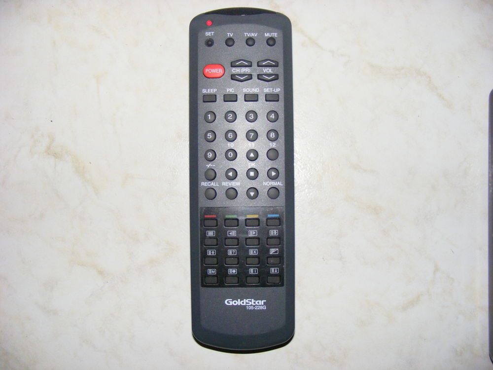 t�l�commande GOLDSTAR 105-228G 20 Pl�dran (22)