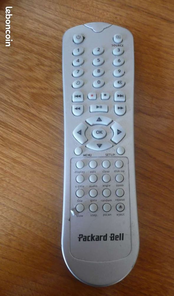T�l�commande packard bell DVD TV 10 Beauchamp (95)