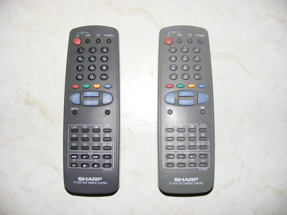 t�l�commande SHARP G1071SA /G1073SA 10 Pl�dran (22)