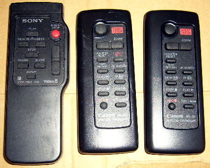 3 t�l�commandes camescope canon et sony 20 Versailles (78)