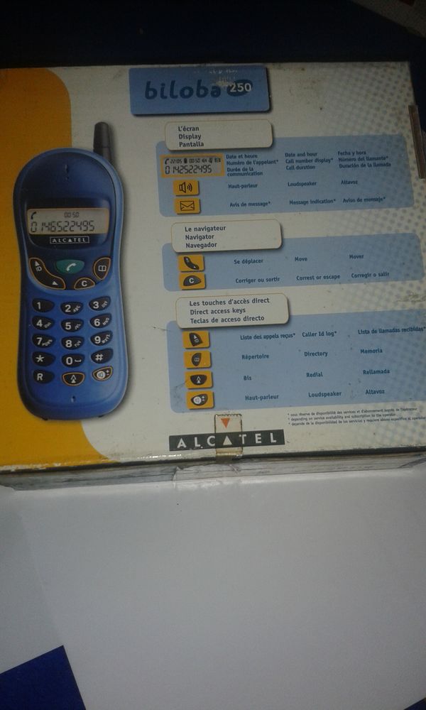 TELEPHONE  ALCATEL BILOBA 250 FIX SANS FILE 0 Maroc