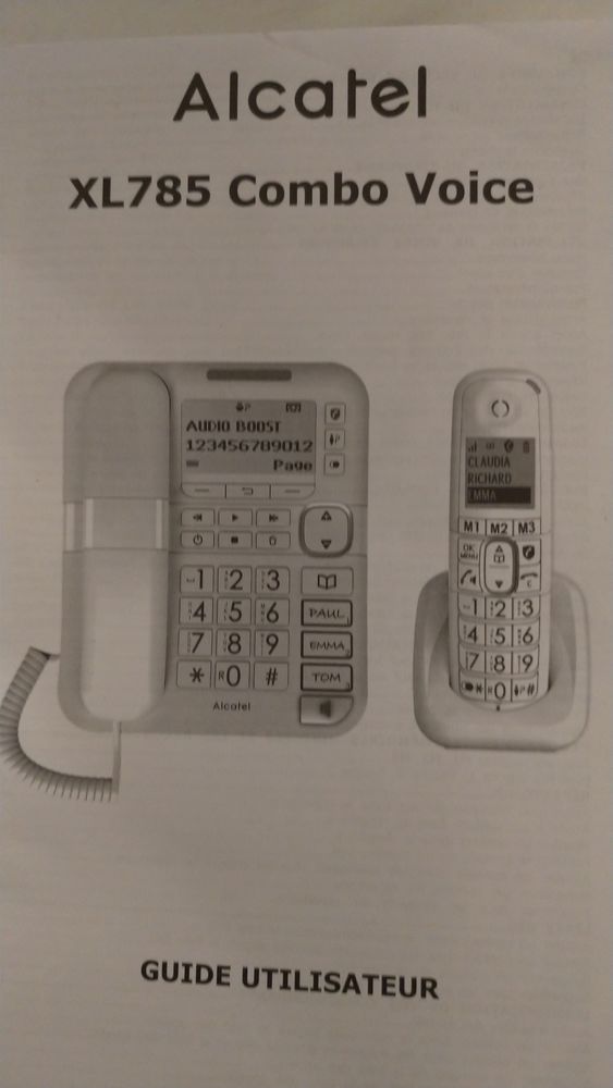 T�l�phone filaire fixe neuf Alcatel XL785 50 Aytr� (17)