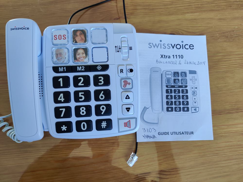 T�l�phone filaire SwissVoice xtra 1110 20 Saint-Rogatien (17)