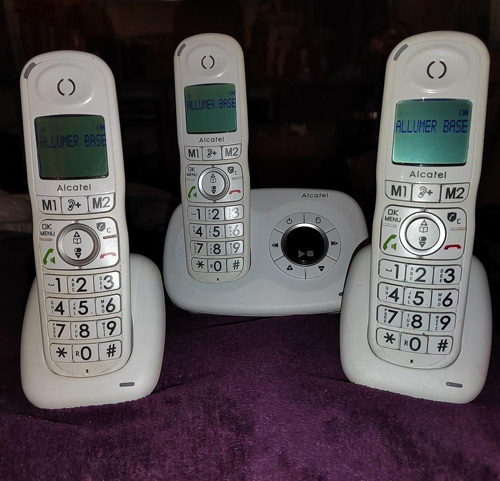 TELEPHONE FIXE SANS FIL ALCATEL XL585 VOICE TRIO BLANC 0 Frouville (95)