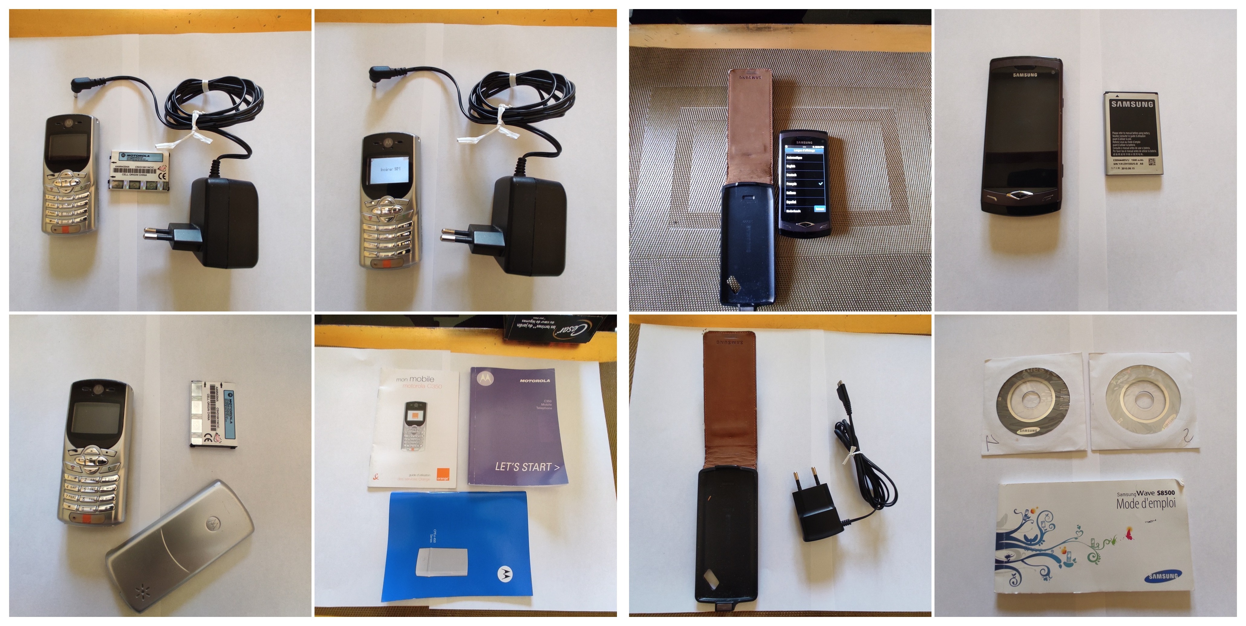 T�l�phone Motorola C350 + Samsung Wave 1 Soullans (85)