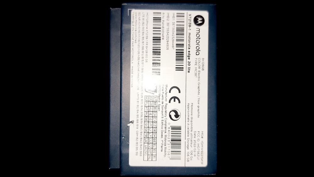 d'un t�l�phone Motorola edge 20 Lite tout neuf 140 Savigny-le-Temple (77)