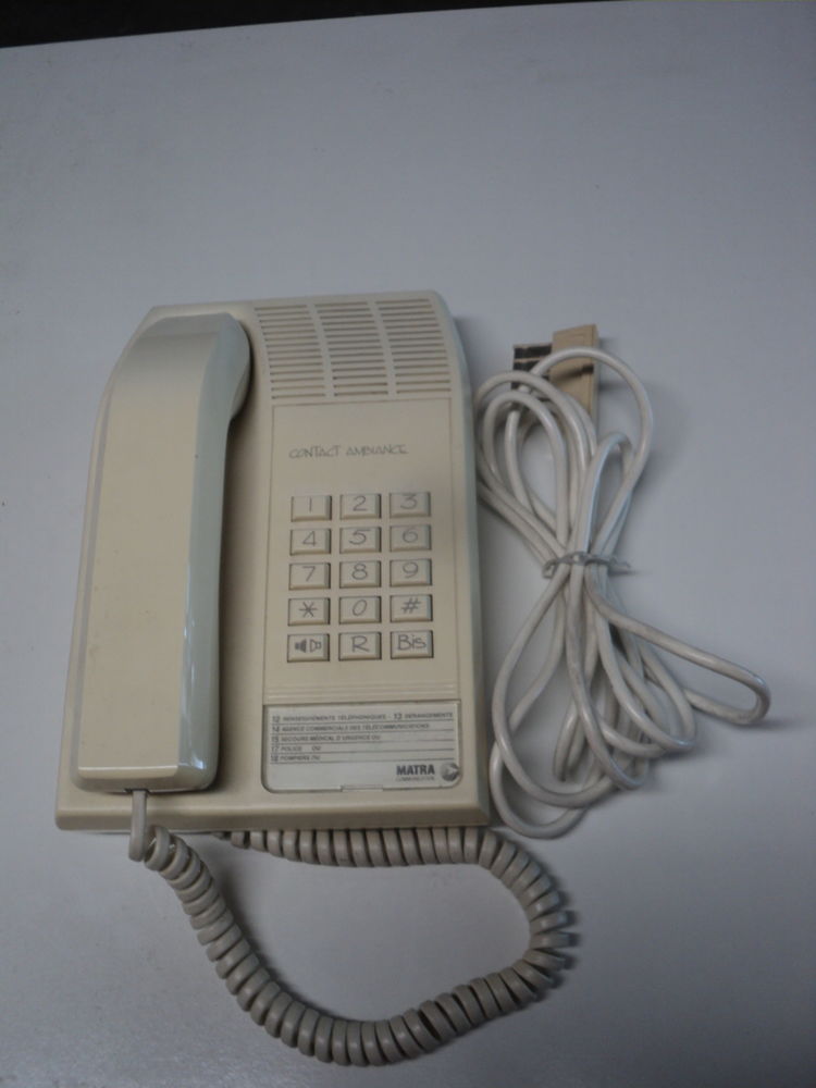 Téléphone Vintage MATRA Contact Ambiance . 8 Briis-sous-Forges (91)