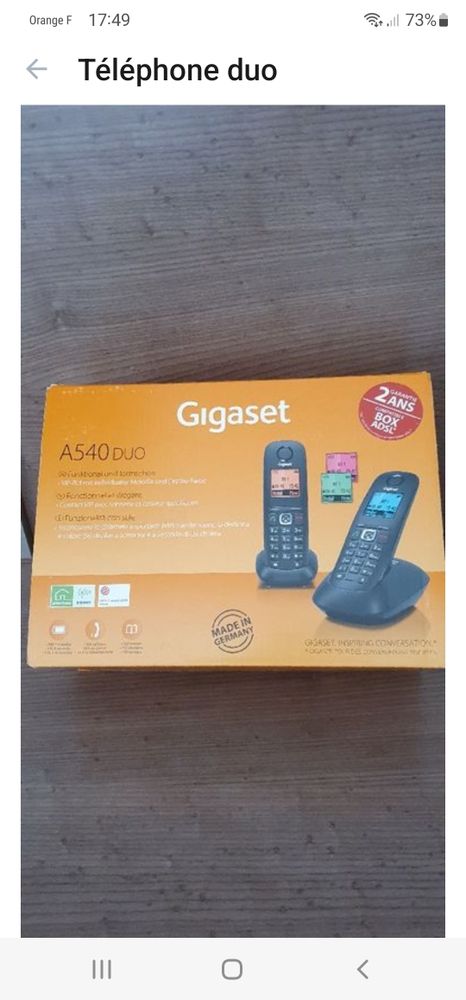 Duo t�l�phone 20 Cambronne-l�s-Clermont (60)