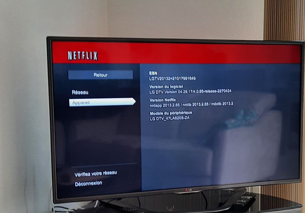 T�l�viseur LG �cran plat Led 47 pouces (109 cm)
0 Royan (17)