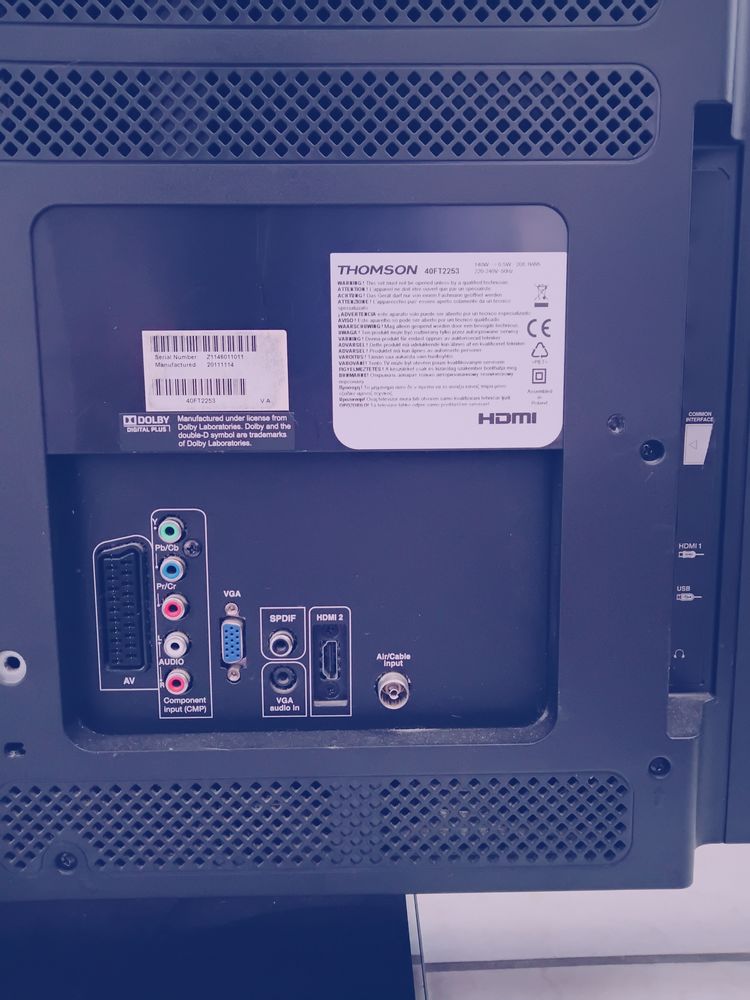 T�l�viseur �cran plat. 60 Sauzet (46)