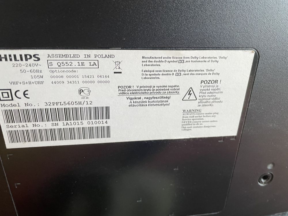 TELEVISEUR PHILIPPS
70 Houdemont (54)