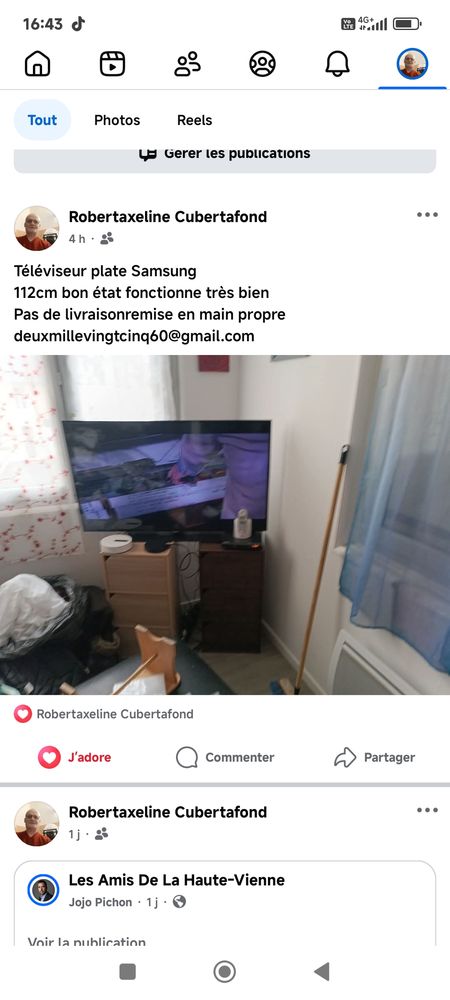 t�l�viseur Samsung plate 120 400 Saint-Yrieix-la-Perche (87)