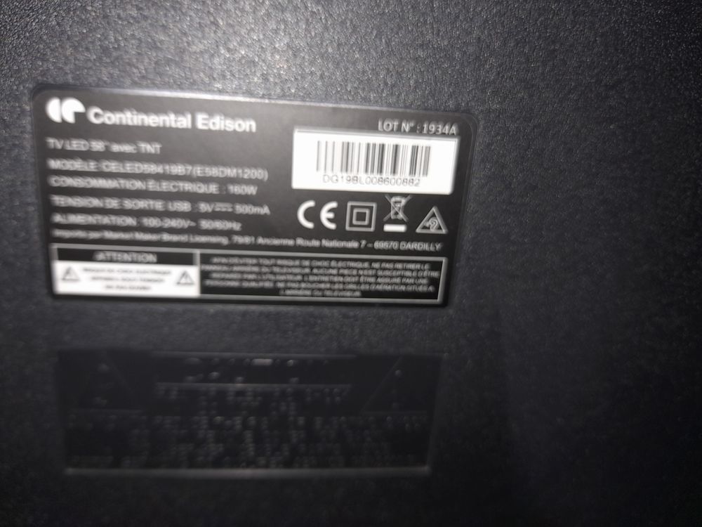 T�l�viseur 300 Bazoches-sur-Vesles (02)