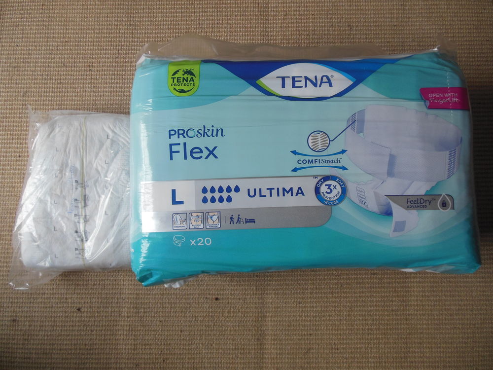 Tena Flex Ultima (Taille L). 20 Gurcy-le-Ch�tel (77)