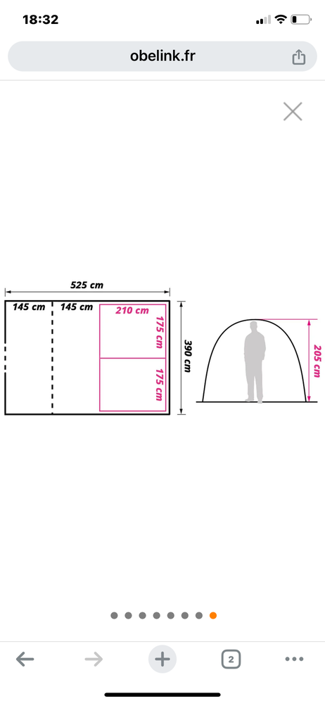 Tente 6places 400 Ambar�s-et-Lagrave (33)