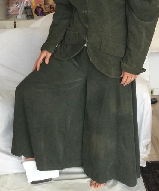 Tenue 3 pi�ces velours � cotes �quitation o amazone T 38-40 100 Saint-Malo (35)