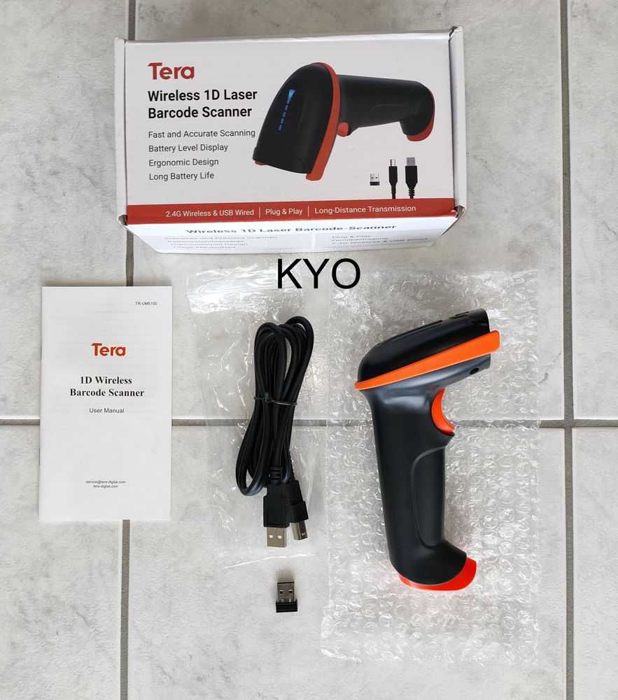 TERA 5100, Lecteur de Codes-Barres 1D sans fil batterie 29 Foncine-le-Haut (39)