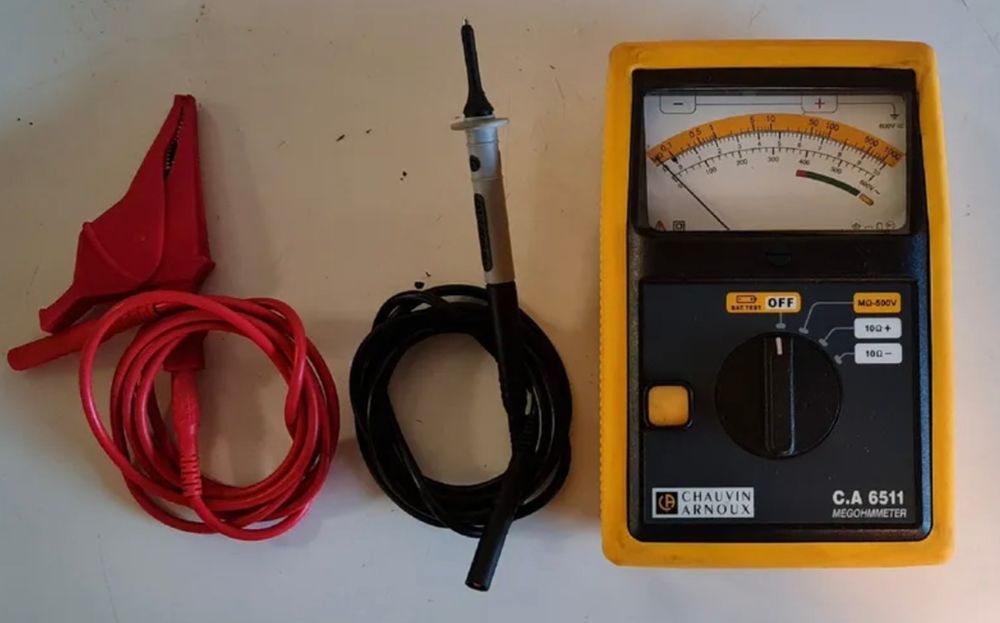 Testeur d'isolement analogique 250 Nelling (57)