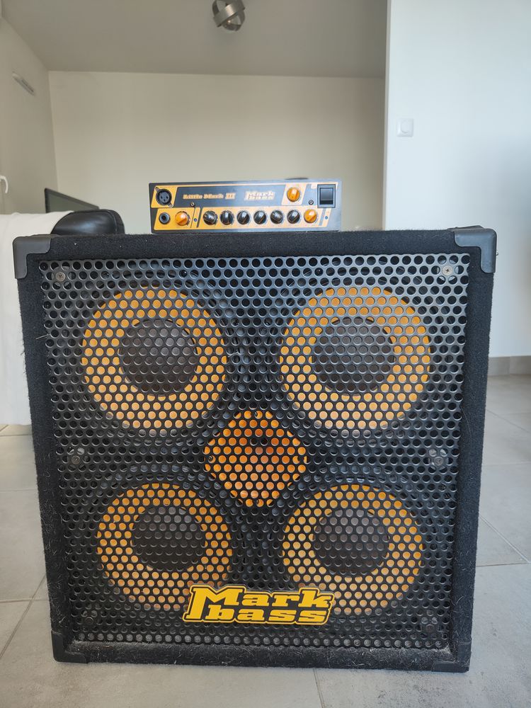 T�te ampli little mark bass III plus caisson 4x10 std 900 Nimes (30)