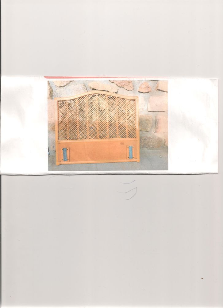 T�te de lit en bambou pour un lit une place 100 Brives-Charensac (43)