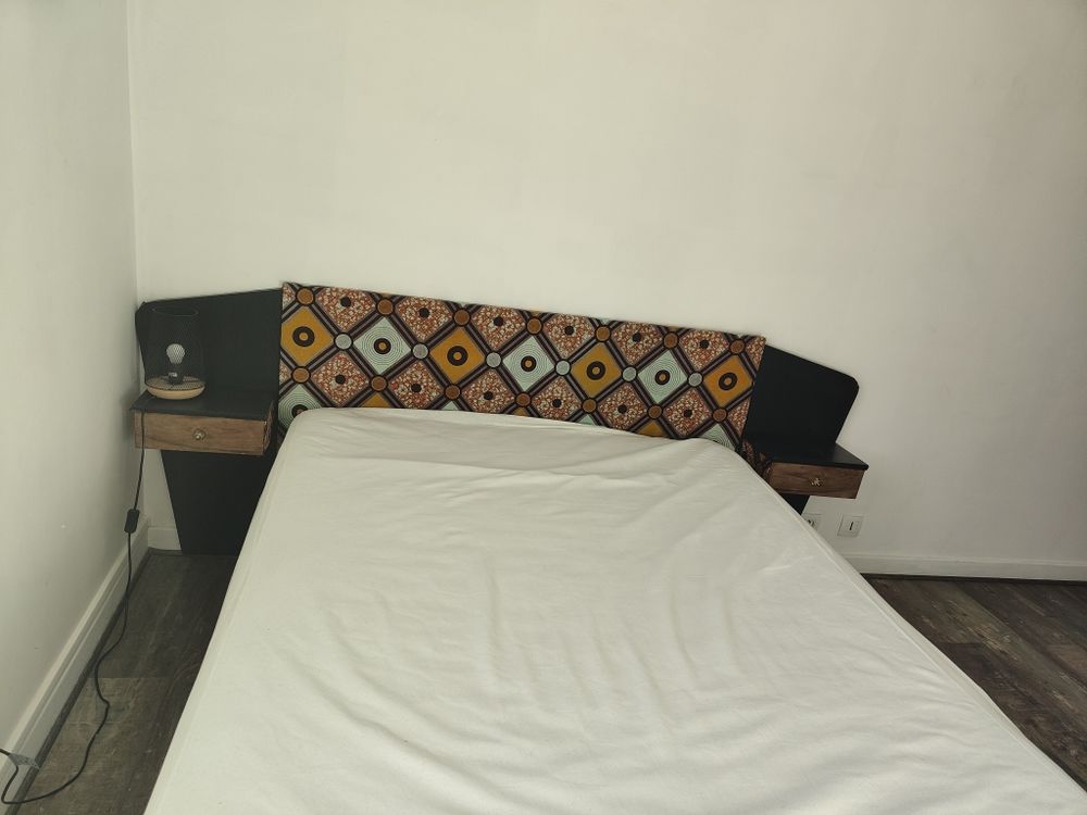 T�te de lit en bois d�co 20 Fontaine (38)