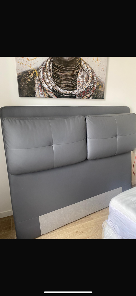 T�te de lit grise 30 Villiers-Saint-Fr�deric (78)