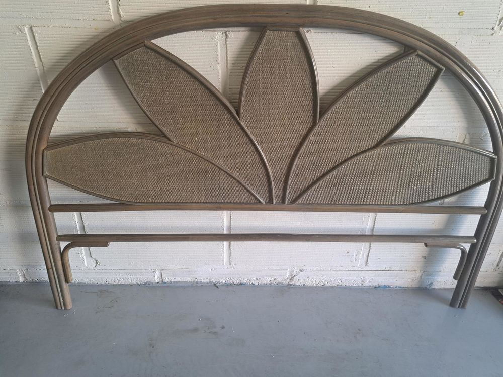 Tete de lit en rotin 110 Osny (95)