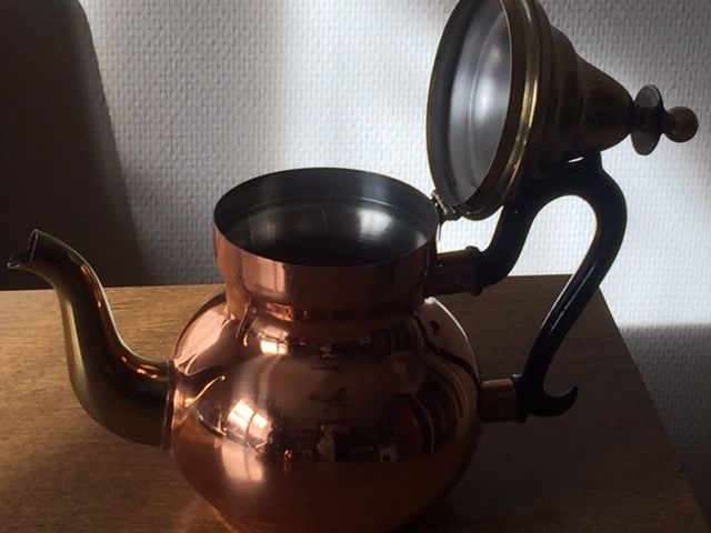 THEIERE CUIVRE NIKELE CHROME AVEC SUCRIER ET POT A LAIT 55 Reims (51)